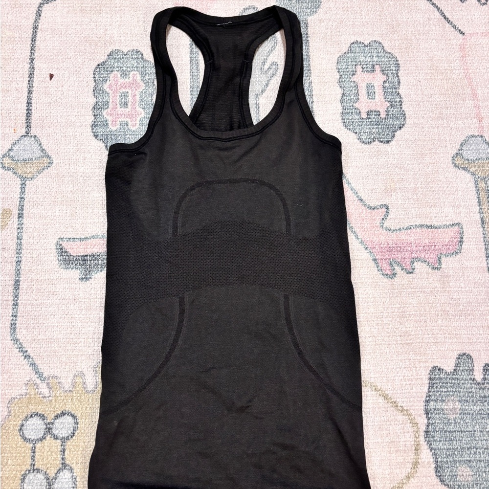 lululemon athletica Black Swiftly Racerback Tank Top